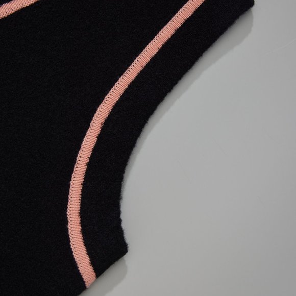 CHICJOC Women Wool and Cashmere Blended Vest with Contrasting colors siz… - Picture 9 of 11